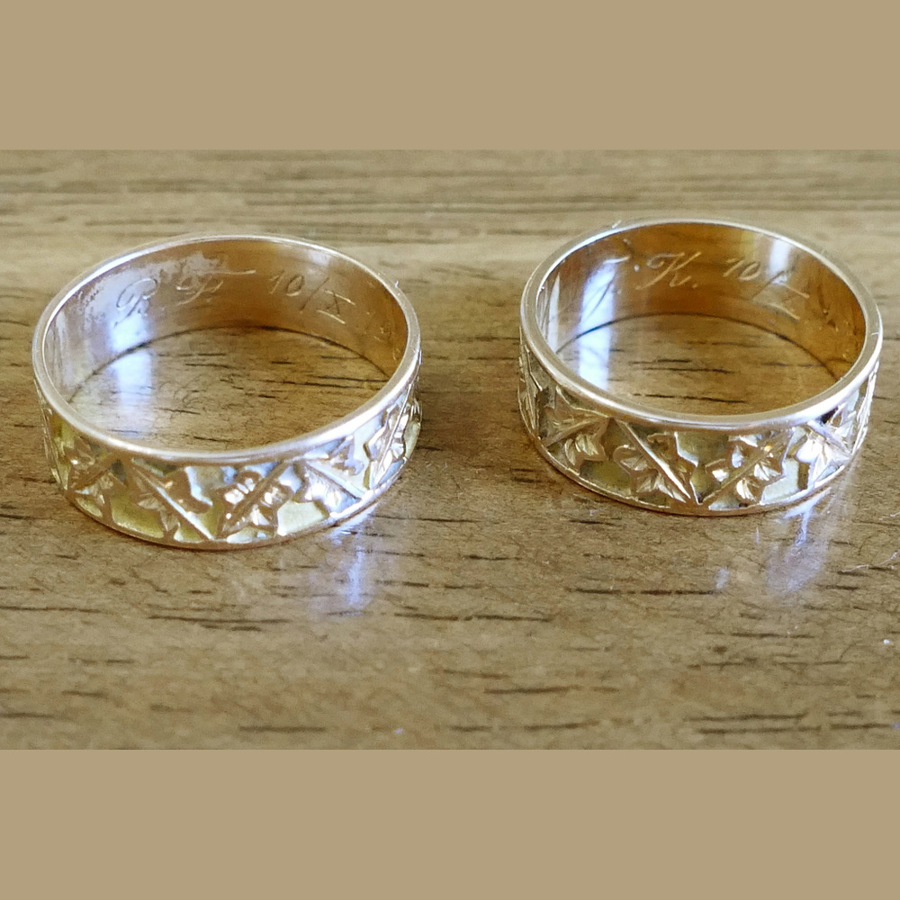 Two wedding rings